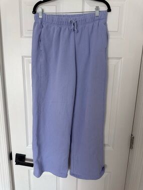 GARAGE Lavender Wide-Leg Cozy Sweatpants